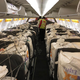 SpiceJet plane carrying essential supplies.